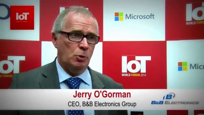 Jerry O’Gorman, B&B Electronics Interview - IoT World Forum 2014