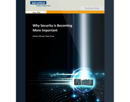 Technical Note: Why Network Security is Becoming More Important